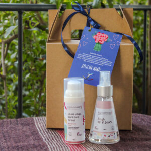 Set Crema Facial y Agua de Rosas