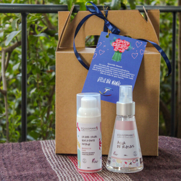 Set Crema Facial y Agua de Rosas