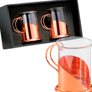 Set 2 Tazas Café encobrizadas
